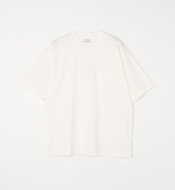 SHIPS any「SHIPS any: "COTTON USA"  ヘビーウェイト クルーネック ポケット Tシャツ」|Tシャツ・カットソー|