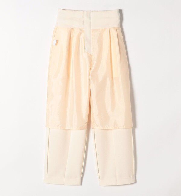 SHIPS any「SHIPS any:〈洗濯機可能〉ハイウエスト センタープレス ロング パンツ」|その他|