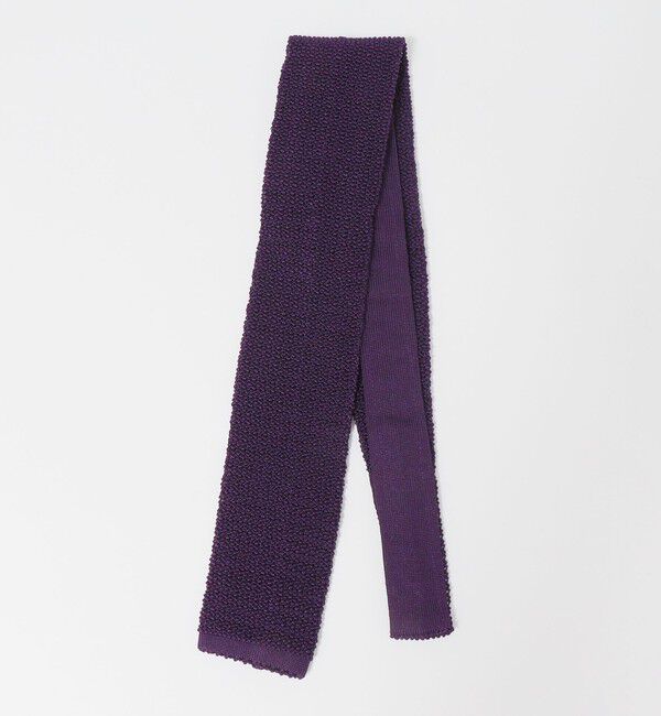 SHIPS「SHIPS: GERMAN ニット タイ」|ネクタイ・蝶ネクタイ|パープル