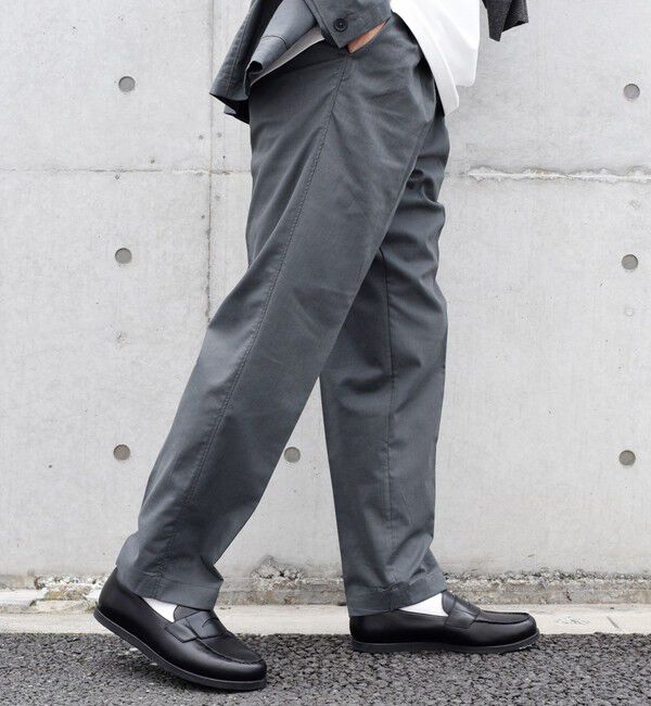 SHIPS any「SHIPS any: 〈接触冷感等〉ハイブリッドリネン 2タック パンツ (セットアップ対応)」|チノ|