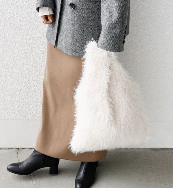 SHIPS for women「プードル ファー バッグ」|トートバッグ|