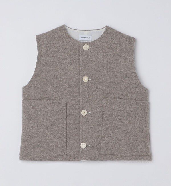 SHIPS「DOUILLET: BOILED VEST」|ダウンベスト・ベスト|ライトグレー