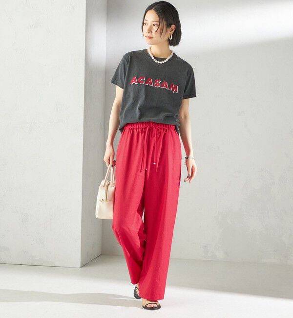 SHIPS for women「ACASAM:クルーネック TEE」|Tシャツ・カットソー|