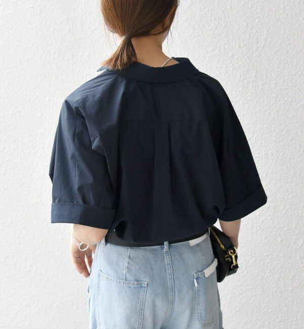 SHIPS any「SHIPS any:〈洗濯機可能〉タイプライター スリット ポケット ビッグ シャツ」|シャツ・ブラウス|