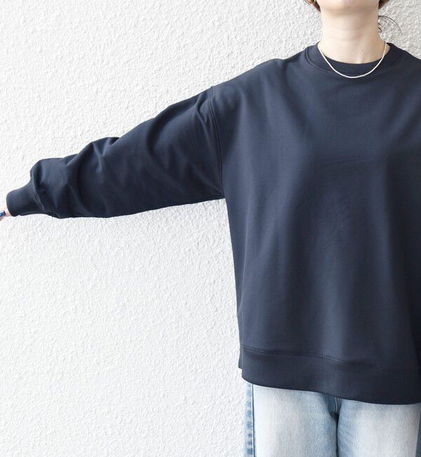 SHIPS any「SHIPS any:〈洗濯機可能〉裏起毛 クルーネック コクーン プルオーバー」|Tシャツ・カットソー|