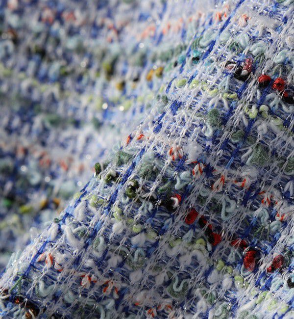 SHIPS Colors 「SHIPS Colors:120～130cm / オケージョン ツイード ジャケット」|ノーカラージャケット|