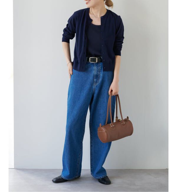 OUTDOOR PRODUCTS Usual Things「ハイゲージコットンコンパクトクルーネックカーディガン」|カーディガン|