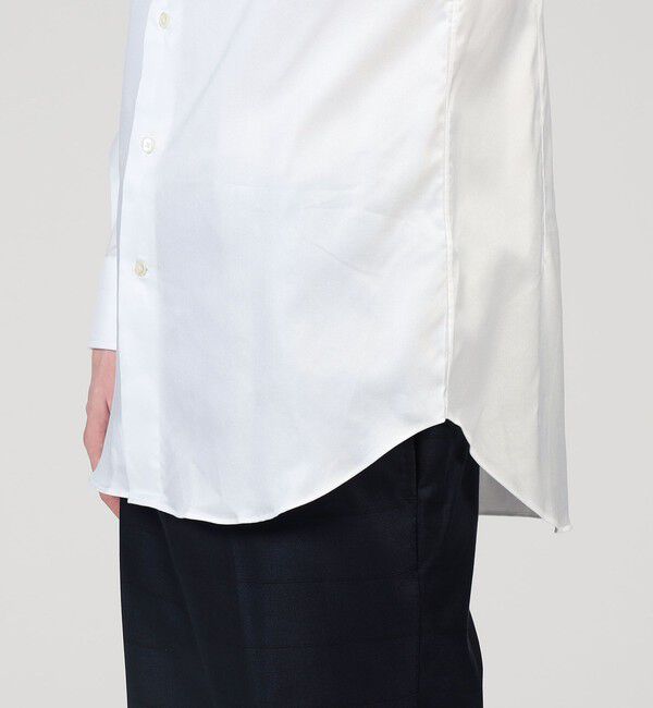 TOMORROWLAND MENS「120/2ロイヤルオックス ワイドスプレッドカラーシャツ」|シャツ・ブラウス|