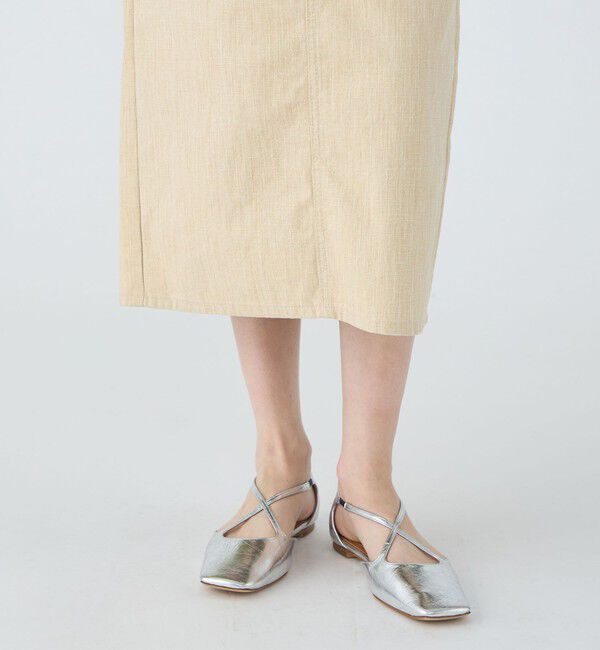 MACPHEE「ダブルサイドピグメント Iラインロングスカート」|スカート|