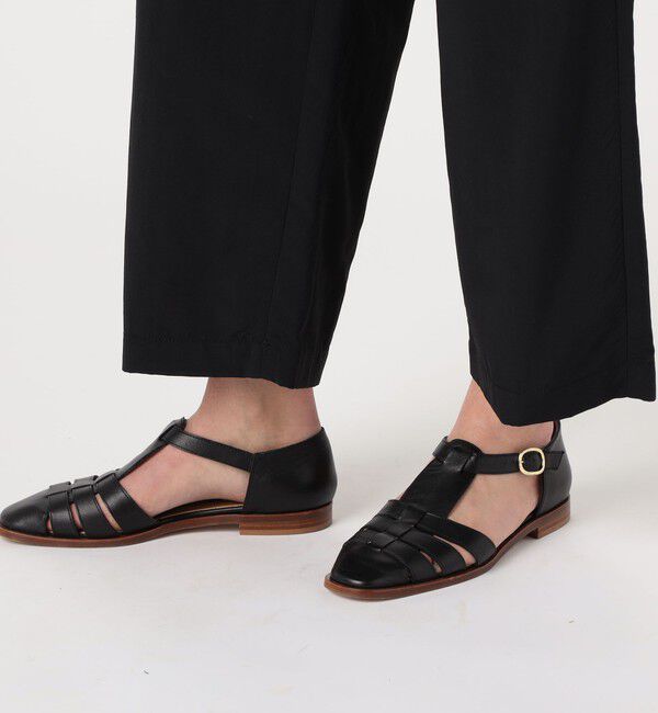 MACPHEE「タスランタイプライター タックワイドパンツ」|その他|