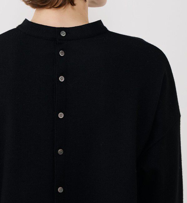 GALERIE VIE「ウールミルドスムース バックオープンシャツ」|シャツ・ブラウス|