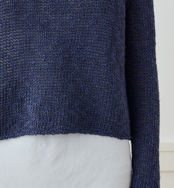 JAMES PERSE「コットンリネンオープンワーク クルーネックプルオーバー WVP3093」|ニット・セーター|