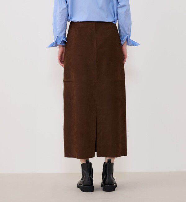 GALERIE VIE「プライムヌバック Aラインロングスカート」|台形|