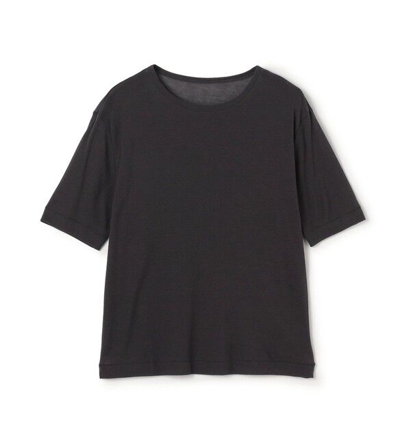 MACPHEE「シアージャージー ハーフスリーブプルオーバー」|Tシャツ・カットソー|17 チャコールグレー