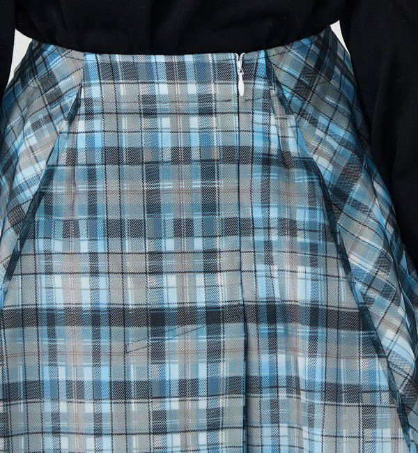 TOMORROWLAND BUYING WEAR「【別注】TELMA Layered チェック スカート」|フレア|