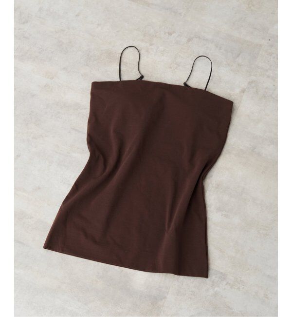 VERMEIL par iena「《追加2》Minimal bare bra top」|インナー|ブラウン