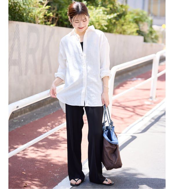 SLOBE IENA「《4サイズ展開》ピンタックセミフレアパンツ」|その他|