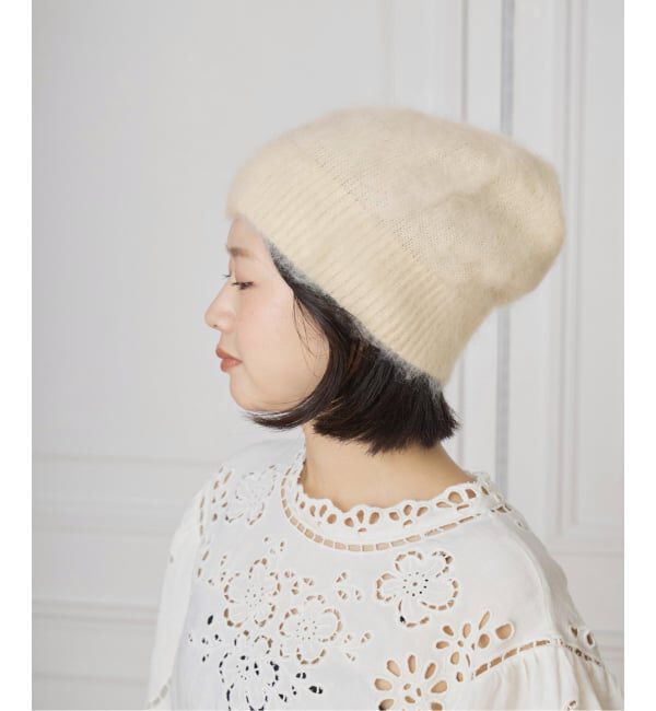 IENA LA BOUCLE「ASAUCE MELER/アソースメレ コンパクトワッチ AM25FKC133」|ニット帽|ナチュラル