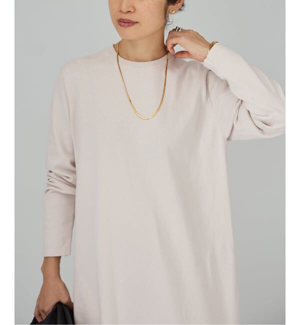 VERMEIL par iena「ニットコクーンロングワンピース」|ワンピース|