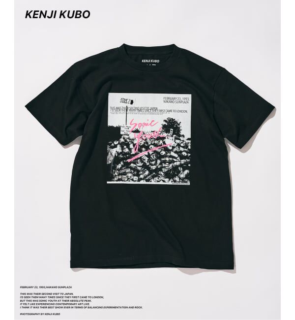 417 EDIFICE「KENJI KUBO PHOTO Tシャツ」|Tシャツ・カットソー|ブラック A