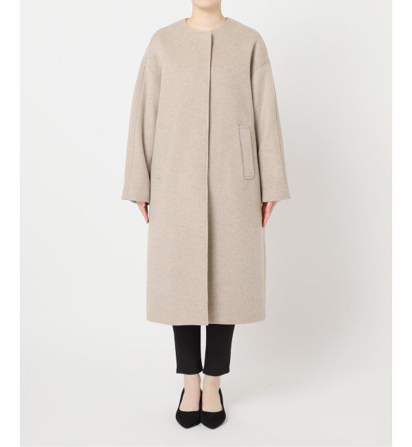 JOURNAL STANDARD「スーパー140ビーバーノーカラーコート」|ノーカラーコート|