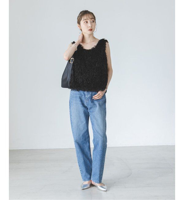 NOBLE「フェザーヤーンタンクトッププルオーバー」|シャツ・ブラウス|