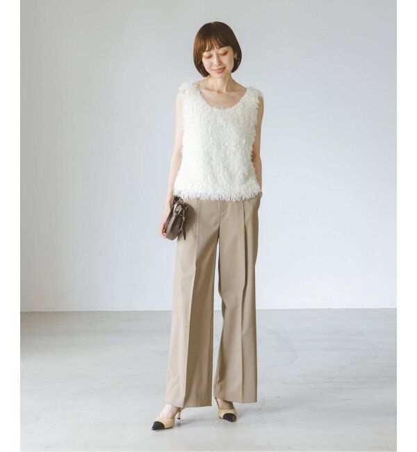 NOBLE「フェザーヤーンタンクトッププルオーバー」|シャツ・ブラウス|