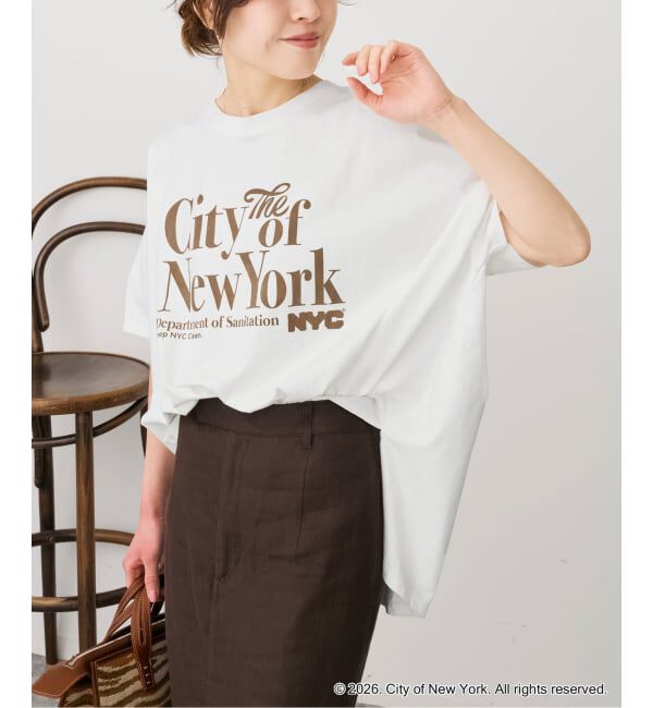 Spick and Span「《追加予約》GOOD ROCK SPEED 別注 NYCドルマン Tシャツ」|Tシャツ・カットソー|ホワイト