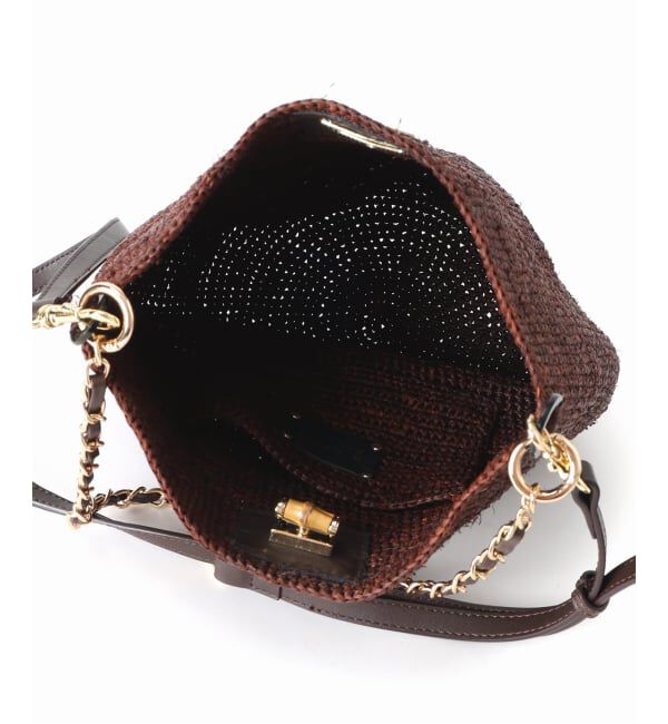 FRAMeWORK「≪予約≫A POINT/アポワン 別注FENO チェーンbasketshoulder」|かごバッグ|