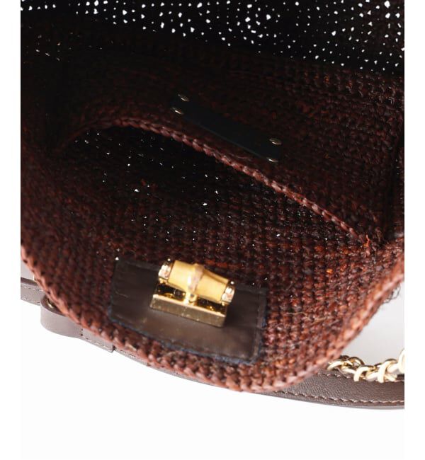 FRAMeWORK「≪予約≫A POINT/アポワン 別注FENO チェーンbasketshoulder」|かごバッグ|