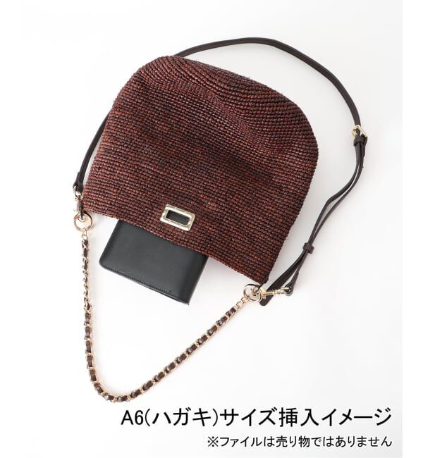 FRAMeWORK「≪予約≫A POINT/アポワン 別注FENO チェーンbasketshoulder」|かごバッグ|