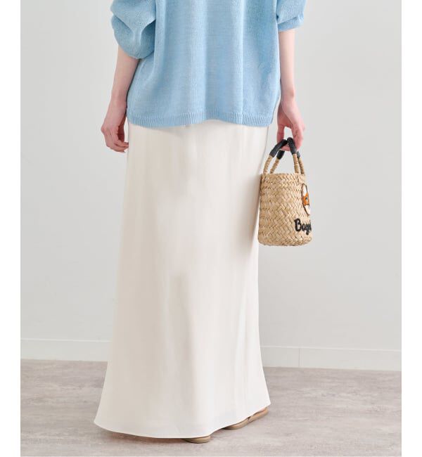 U by SPICK&SPAN「《予約》フィブリルロングスカート」|スカート|