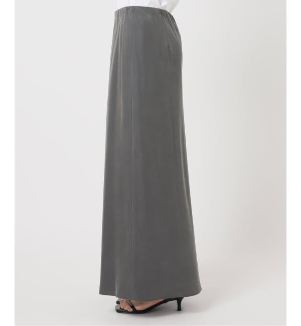 U by SPICK&SPAN「《予約》フィブリルロングスカート」|スカート|