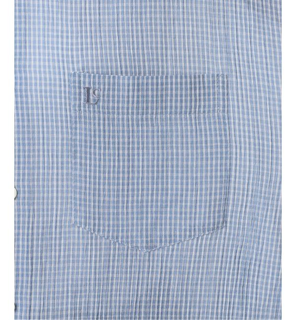 U by SPICK&SPAN「《予約》LOW CLASSIC Lc / ロウ クラシック エルシー OVERSIZED LC PATTERN SHIRT」|シャツ・ブラウス|