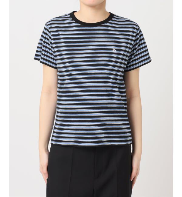 U by SPICK&SPAN「《予約》LOW CLASSIC Lc / ロウ クラシック エルシー Lc STRIPED MINI T-SHIRT」|Tシャツ・カットソー|