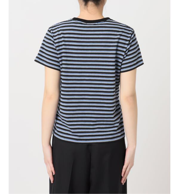 U by SPICK&SPAN「《予約》LOW CLASSIC Lc / ロウ クラシック エルシー Lc STRIPED MINI T-SHIRT」|Tシャツ・カットソー|