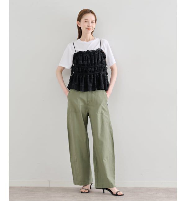U by SPICK&SPAN「《予約》Atelier Edition/アトリエ エディション SHIRRING STRING PLEATED」|シャツ・ブラウス|