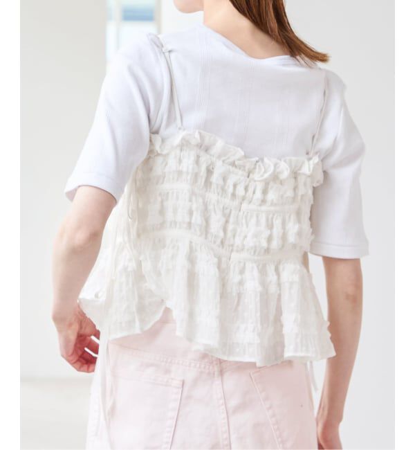 U by SPICK&SPAN「《予約》Atelier Edition/アトリエ エディション SHIRRING STRING PLEATED」|シャツ・ブラウス|