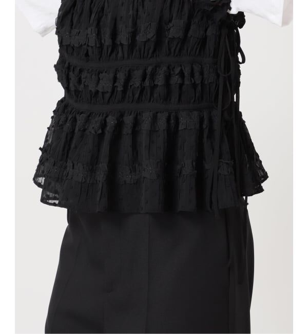 U by SPICK&SPAN「《予約》Atelier Edition/アトリエ エディション SHIRRING STRING PLEATED」|シャツ・ブラウス|