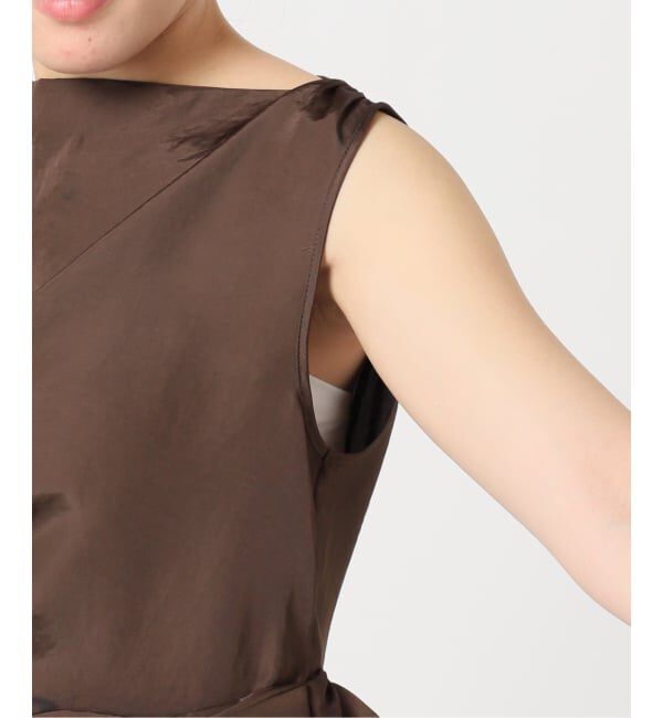 U by SPICK&SPAN「《予約》Atelier Edition/アトリエ エディション SLEEVELESS FLOUNCE BLOUSE」|シャツ・ブラウス|