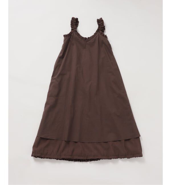 U by SPICK&SPAN「《予約》Atelier Edition/アトリエ エディション SHIRRING SHOULDER DRESS」|ワンピース|