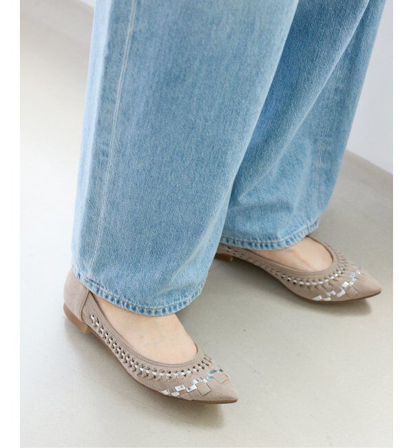  「ポインテッドサシメッシュフラット」|バレエシューズ|