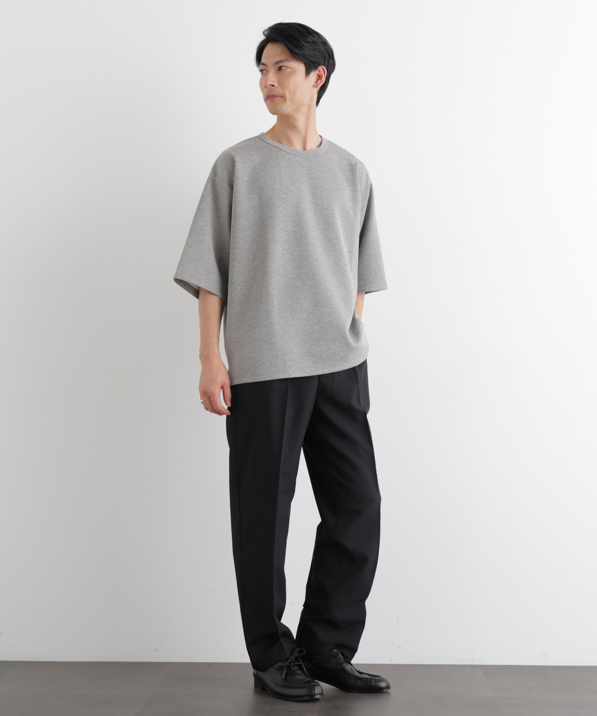 nano･universe「ストレッチポンチTシャツ 半袖」|Tシャツ・カットソー|