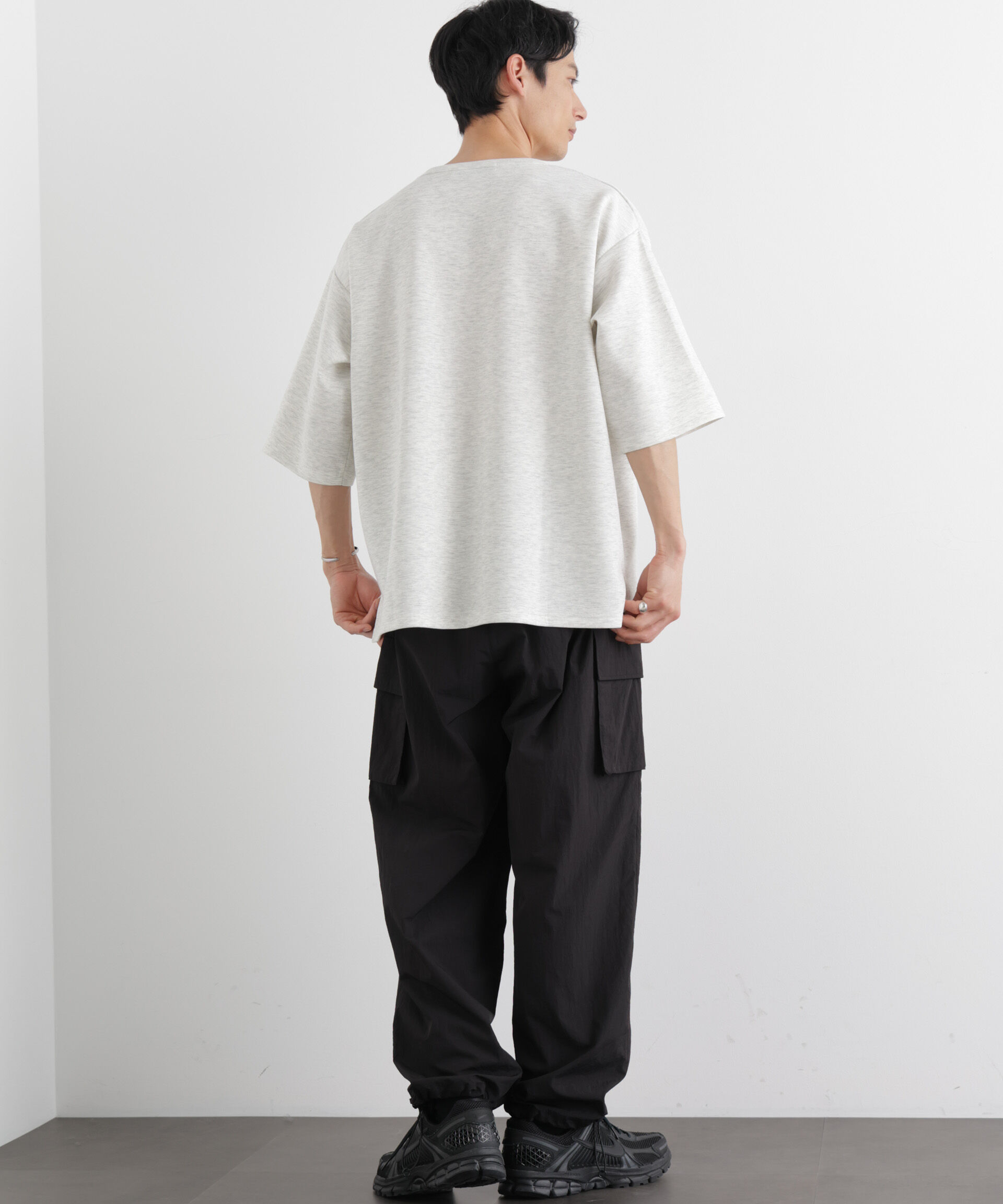 nano･universe「ストレッチポンチTシャツ 半袖」|Tシャツ・カットソー|