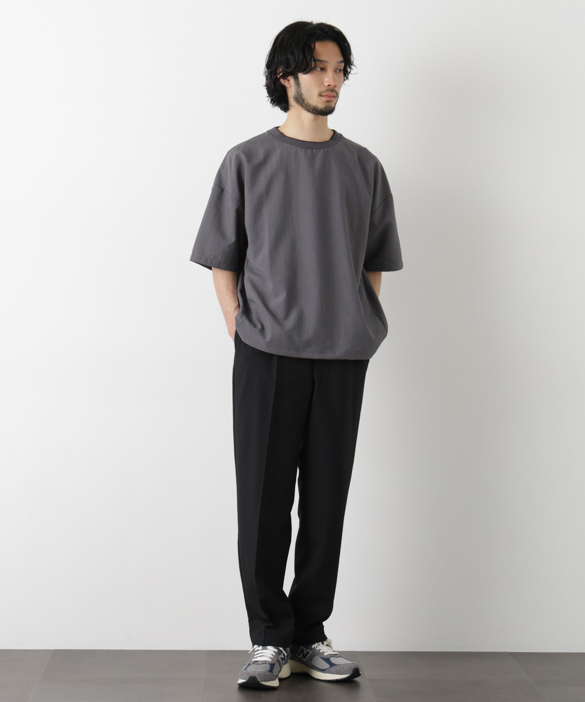 nano･universe「セオアルファ プルオーバーTシャツ 半袖」|Tシャツ・カットソー|