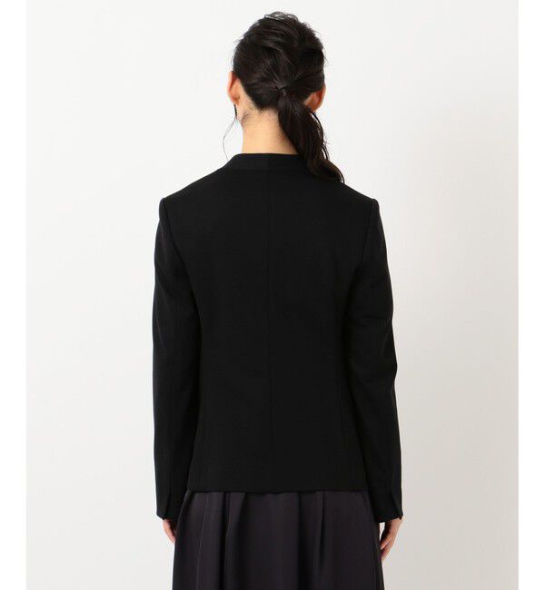 自由区「【Sサイズ有】360&deg;FREE ウォッシャブルノーカラー ジャケット」|ノーカラージャケット|