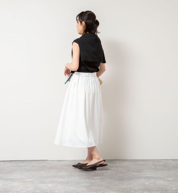 NOLLEY'S「ウォッシャブルライトウェザータック&ギャザースカート」|スカート|