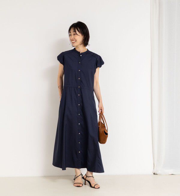 NOLLEY'S「ドロストシャツワンピース」|ワンピース|