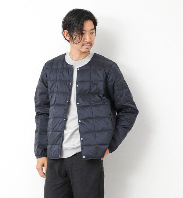 NOLLEY'S goodman「【TAION/タイオン】別注クジラ刺繍CREW NECK BUTTON DOWN JACKET」|ダウン|