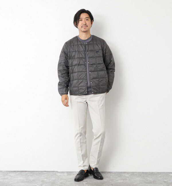 NOLLEY'S goodman「【TAION/タイオン】別注クジラ刺繍CREW NECK BUTTON DOWN JACKET」|ダウン|